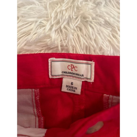 CPC Childrenswear Red Corduroy Christmas Truck Pants - Picture 3 of 4
